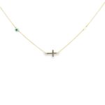 Κολιέ σταυρός-μάτι - Image 2