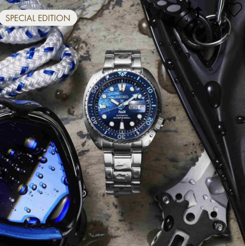 SEIKO Prospex 'Great Blue' Turtle Scuba PADI Special Edition Automatic Ανδρικό - Image 2